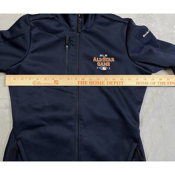 MLB All Star Game 2013 Antigua Sz Small Women Jacket Full Zip Navy Blue Baseball - Picture 11 of 16
